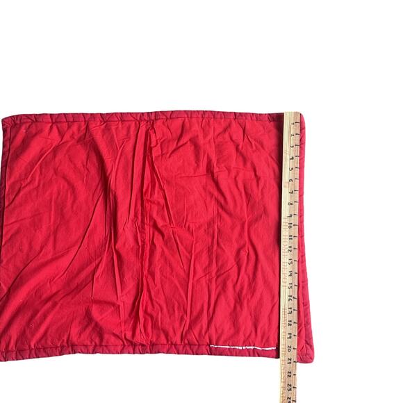 Peanuts Snoopy Christmas Quilted Pillow Cover Panel 26x21 Santa Hat Holiday - Picture 6 of 6